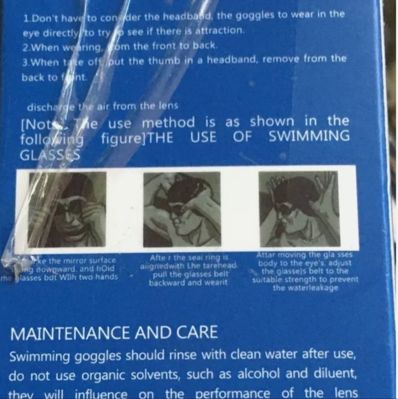 Adult Mirrored Swim Goggle, Black - Picture 3 of 5